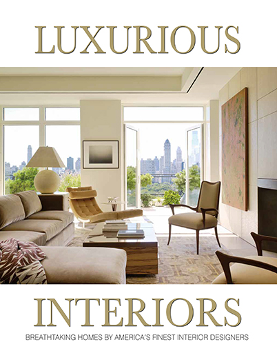 LUXURIOUS INTERIORS book cover